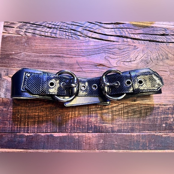 W by Worth wide double buckle belt main image 6